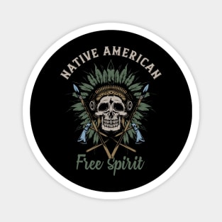 Native american free spirit Magnet